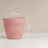 Conical Pink Carved Ceramic Planter - The Earth Store - Planter